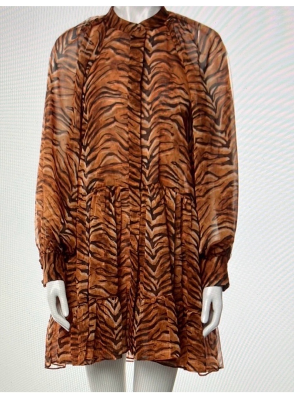 Misa Los Angeles Tiger Print Mini Dress